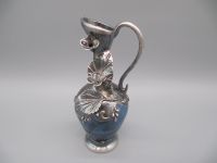 alte Judaica Israel Glas Vase mit reichlich 925 Silber Handarbeit Niedersachsen - Eystrup Vorschau
