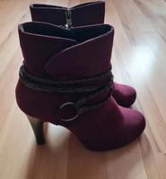 Tamaris Absatzstiefelette bordeaux Brandenburg - Wandlitz Vorschau