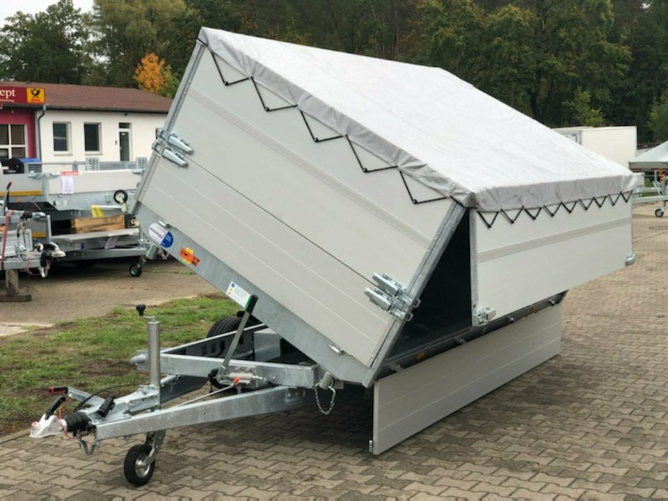 ⭐️ Eduard e-Kipper 3-Seiten 2700 kg 330x180x100cm Rampen 72 N in Schöneiche bei Berlin