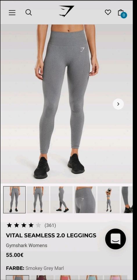 Vital seamless gymshark Leggings grau in Euskirchen