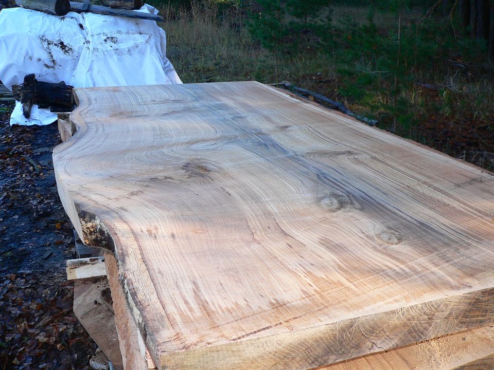 Großeichenplatten - Tischplatten aus einem Stück: 220 x 120 cm !! in Heidesee