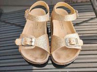 Leder Sandalen Waldorf 25 gold Echt Mädchen öko NP70€ glitzer fes Bremen - Huchting Vorschau