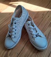 sneaker Mustang gr 40 weiß Halbschuh sommerschuhe Wandsbek - Hamburg Dulsberg Vorschau