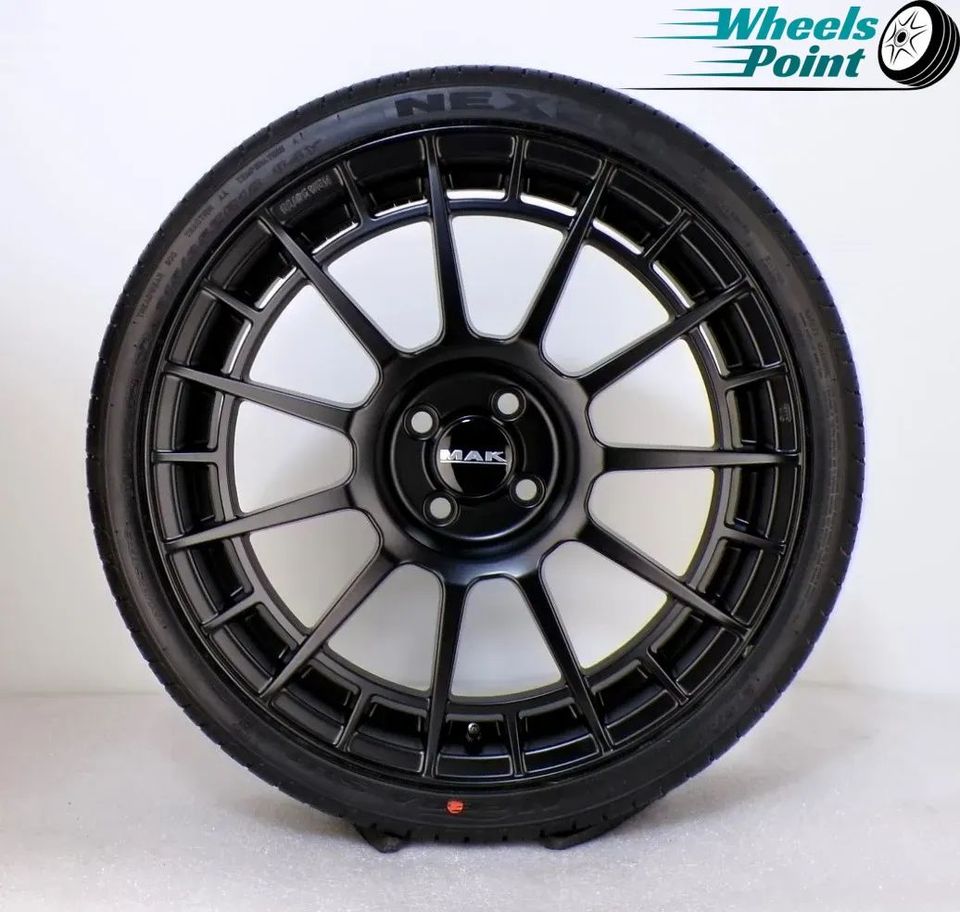 Fiat 500e Cabrio Abarth 500e 7x18 MAK NTT Schwarz-Matt 215/35R18 in Glonn