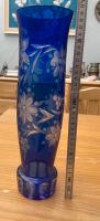 Vintage Vase in Kobalt Blau Kristallglas Nordrhein-Westfalen - Oer-Erkenschwick Vorschau