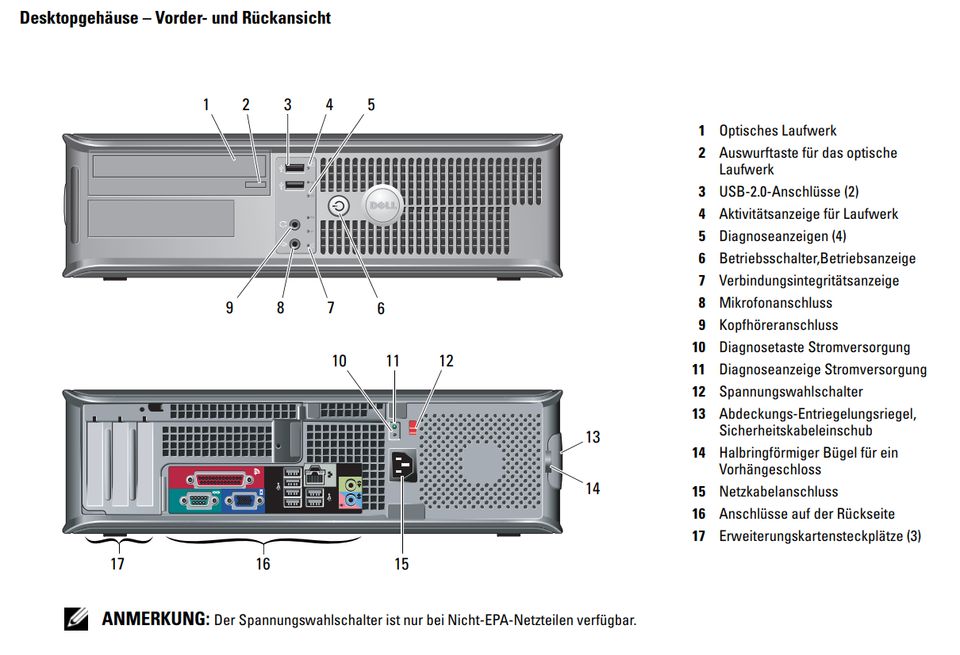 Dell OptiPlex 380 - Desktop PC in Weimar