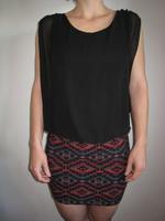 Kleid Cocktailkleid Ethno-look Größe S 36 Leipzig - Großzschocher Vorschau