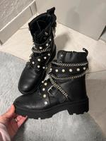 Zara Damen Stiefel mit Pailetten Größe 39 wie neu! Rheinland-Pfalz - Molzhain Vorschau