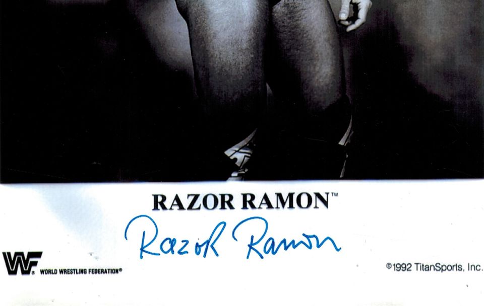 RAZOR RAMON/WRESTLING >original handsigniert auf Foto 15x20cm(73) in Schrobenhausen
