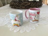 Porzellan Tasse EINHORN UNICORN APRIL Kaffeetasse NEUwertig Rheinland-Pfalz - Gerolsheim Vorschau