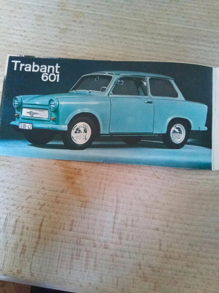 Prospekt von Trabant 601 in Pfaffing