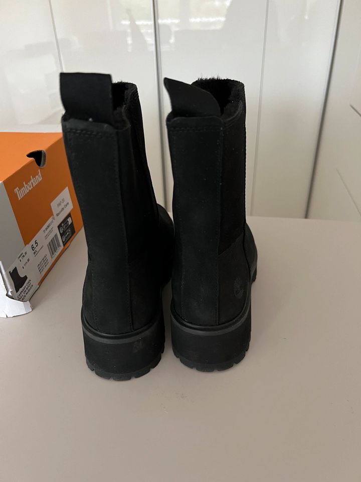 Timberland Damen Stiefel Boots 37,5 neu schwarz Carnaby in Perl