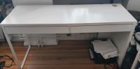 Weißer Schreibtisch mit Schubladen Mitte - Tiergarten Vorschau