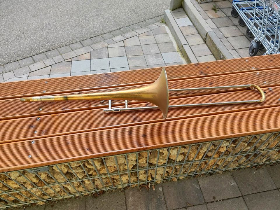 TENOR-POSAUNE Fabr. H. LÄTZSCH, Bremen, tolles Instrument in Auhausen