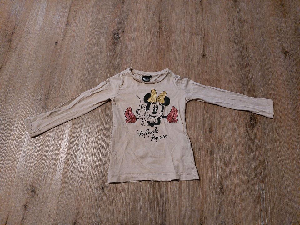 Langarmshirt Minnie Mouse Gr. 104 in Bad Langensalza