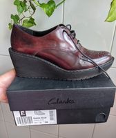 Clarks Plateau Schuhe 36 Budapester retro Creeper Leder Goth Keil Berlin - Charlottenburg Vorschau