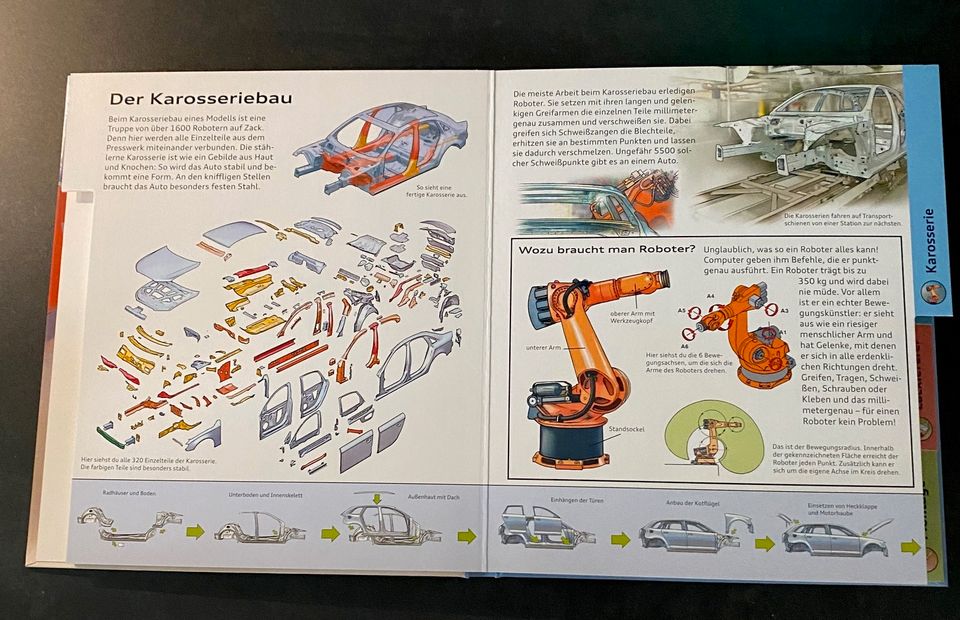 Buch - Audi - Wie wird ein Audi gebaut? in Hepberg