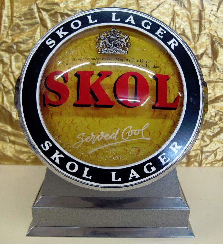 Metall Skol Lager Bar Light Beleuchtung Bier Zapfanlage Theke in Gronau (Westfalen)