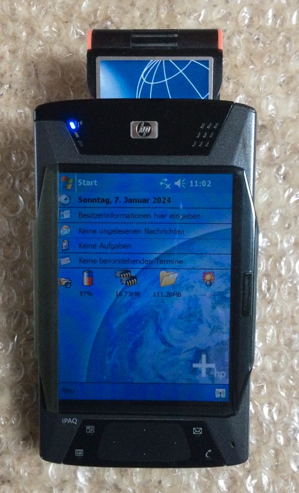 HP iPAQ hx4700 Pocket PC mit sehr viel Zubehör in Illertissen