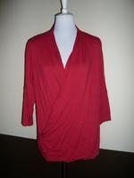 Raffiniertes 3/4-Arm Shirt ~ MADELEINE ~ Gr. 42 ~ rot ~ wNEU! Hessen - Schaafheim Vorschau