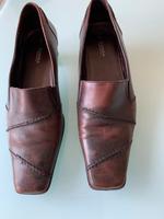 Damen Lederschuh Slipper braun Niedersachsen - Seevetal Vorschau