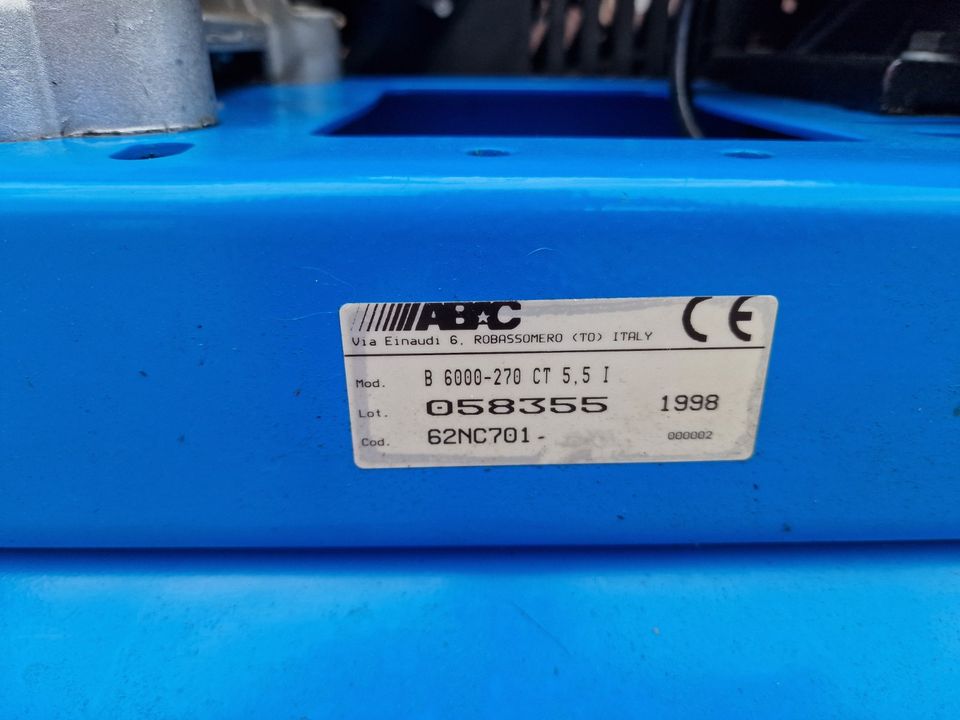 PROFI-Kompressor ABAC B 6000/270 CT 5.5, 4,4kW, 270L Kessel in Martfeld