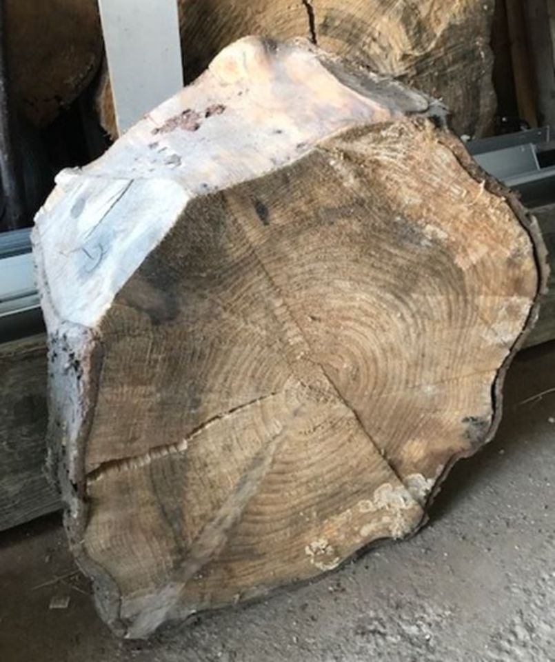 Baumscheibe  Nadelholz Tischplatte ca. 84 cm in Höhr-Grenzhausen