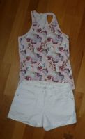 Wild Vogel Papagei T-Shirt Gr. 158 / 164 Esprit weiß Shorts 164 Bayern - Olching Vorschau