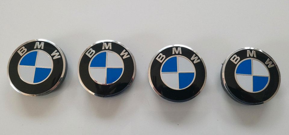 4 Nabendeckel BMW incl. Versand in Scheyern