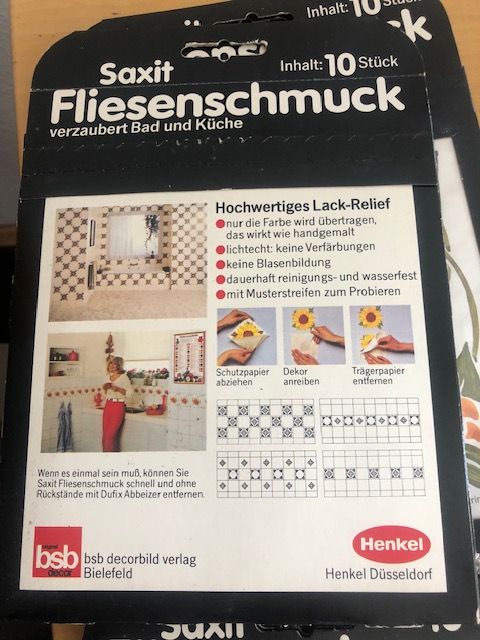 Vintage Fliesenschmuck 13 Pack.x10Stück in Nürnberg (Mittelfr)