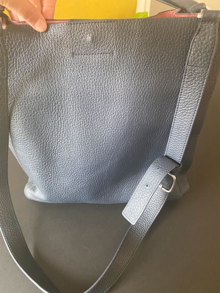 Marc O'Polo BRINJA Handtasche Leder blau pink NP 279€ in Sentrup