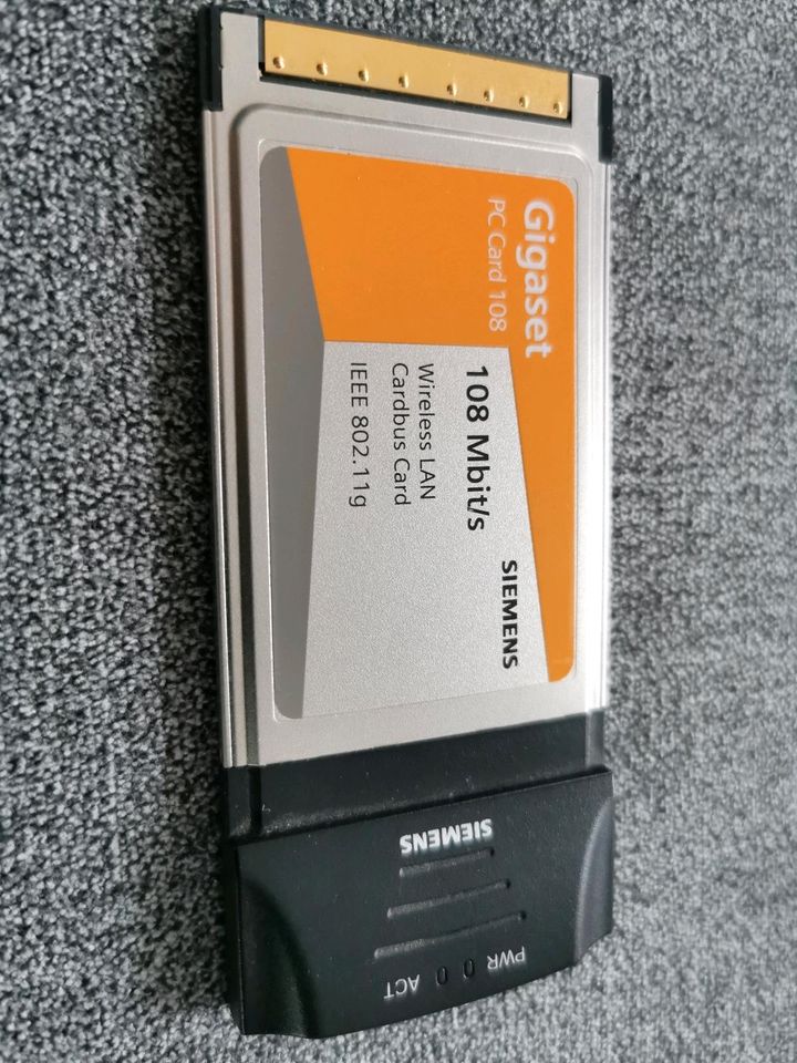 Siemens Gigaset PC-Karte 108 IEEE 802.11g Wireless Cardbus Karte in Putzkau