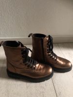 Leder Stiefeletten Ann Rocks , Farbe Bronze Metallic Gr.39 Nordrhein-Westfalen - Halle (Westfalen) Vorschau