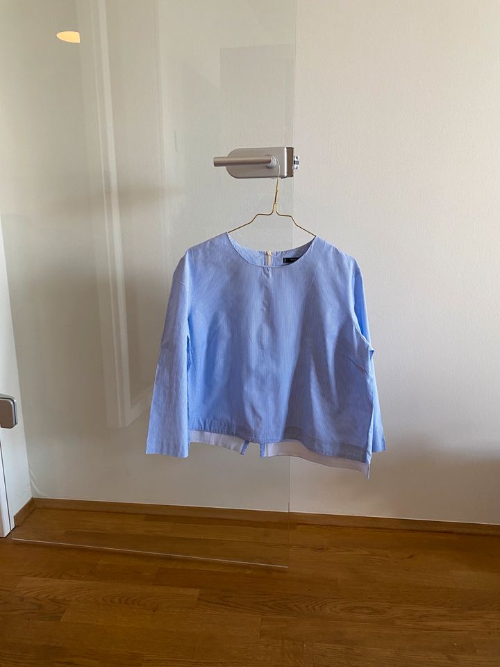 MANGO Bluse, Top blau-weis in Köln