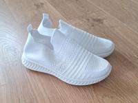 Sneaker zum Reinschlüpfen Gr. 40 weiss Dresden - Weixdorf Vorschau