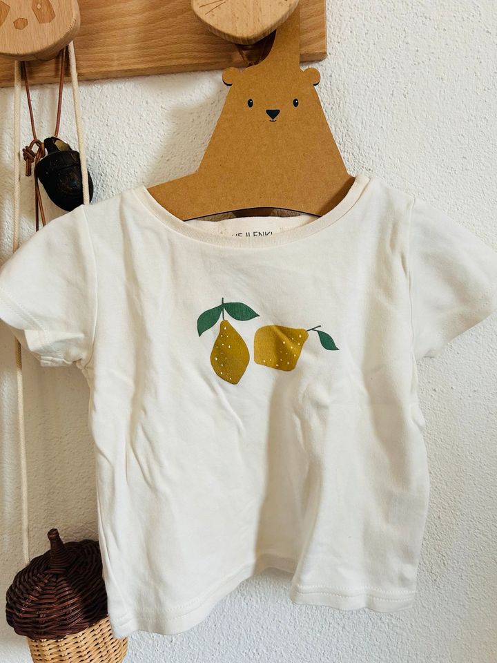 Hejlenki ᕱ Kurzarm Shirt T - Shirt lemon Gr. 6-12 Monate in Marktheidenfeld