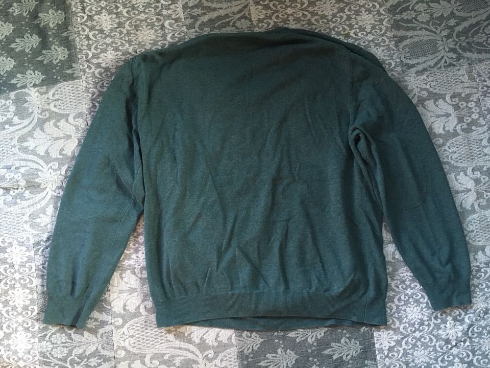 Bugatti Pullover Baumwolle grün Gr. XXL in Dresden