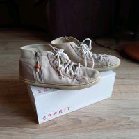 Esprit Boots Gr 37, beige, Reißverschluss Stoff Schleswig-Holstein - Neumünster Vorschau