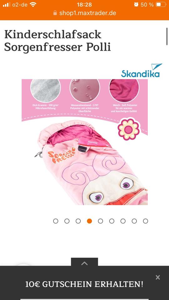 Schlafsack Kinderschmafsack Sorgenfresser Polli von Skandika in Berlin