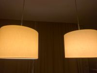 Hängeleuchte/ Pendelleuchte mit 2 Lampenschirmen Hessen - Wiesbaden Vorschau