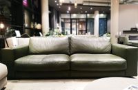 Ledersofa HOLMER 3-Sitzer 250x107cm dunkelgrün Hamburg - Altona Vorschau