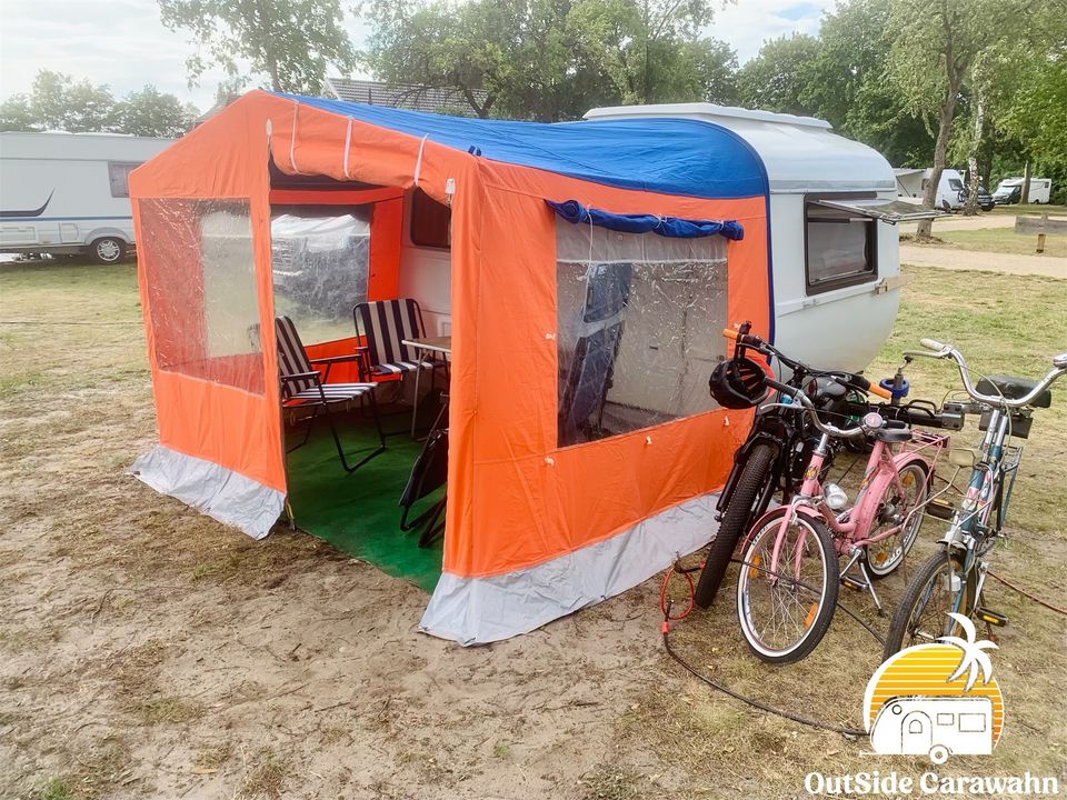 Qek Junior Wohnwagen Mieten Camping Hochzeiten Gästebett Festival in Crivitz