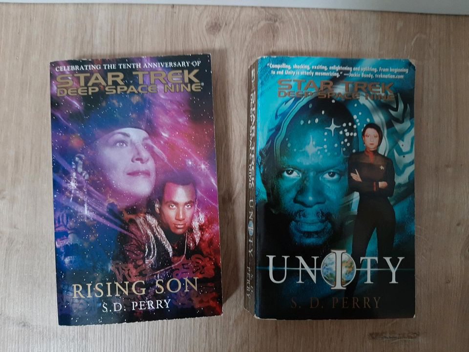 Star Trek Bücher DS9 Rising Son und Unity Season 8 in Wächtersbach