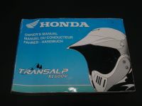 Bedienungsanleitung Fahrer Handbuch Honda XL 600 Transalp 97-99 Bayern - Pfarrkirchen Vorschau