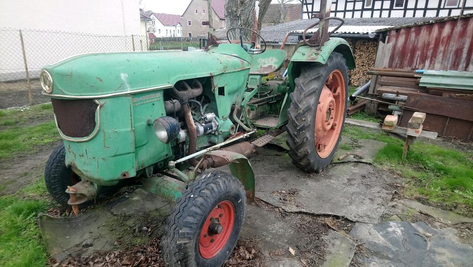 Deutz D4005, luftgekühlt, Schlepper, Traktor in Frohburg