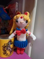 Sailor Moon Figur/Plüsch gehäkelt Stuttgart - Münster Vorschau