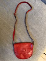 Etienne Aigner Handtasche Crossbody Bag Leder rot Berlin - Charlottenburg Vorschau