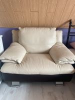 Italsofa Leder Stuhl Creme/Braun Lounge Sessel Designer Schleswig-Holstein - Neumünster Vorschau