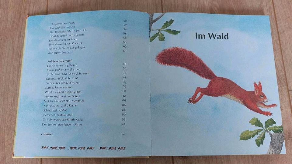 ❤️ Tierbuch Große Tiere Kleine Tiere Bauernhof Wald Wiese Teich in Dresden