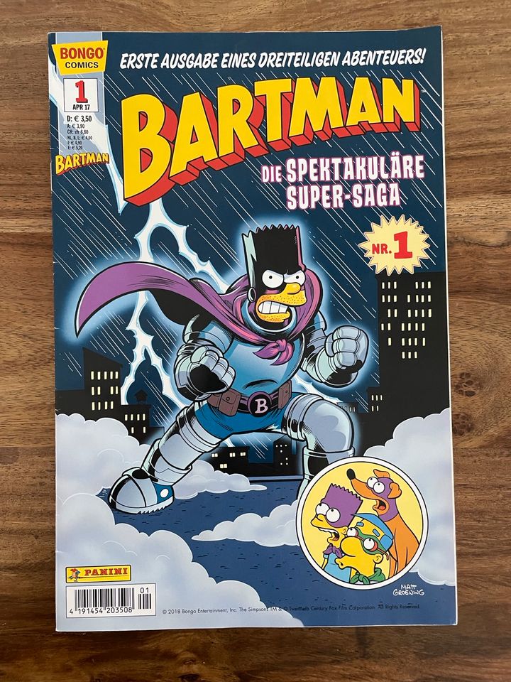 Bartman Comic Nr. 1 in Staufen im Breisgau